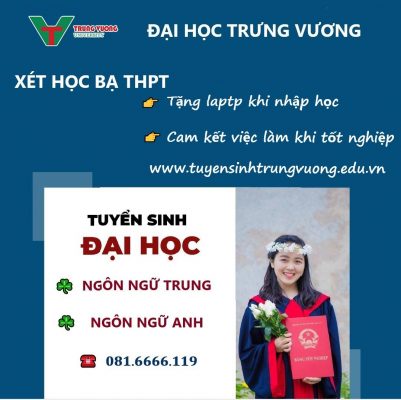 Đại học Trưng Vương tuyển sinh năm 2022